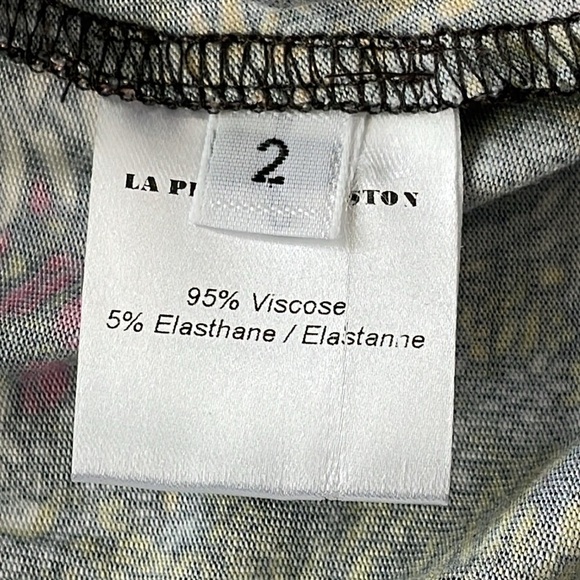 NWT La Prestic Ouiston Shirley Dress Elephant Night Multi True Wrap Sz 2 - Picture 12 of 13